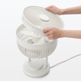 お手入れがしやすい首振りサーキュレーター　１８畳