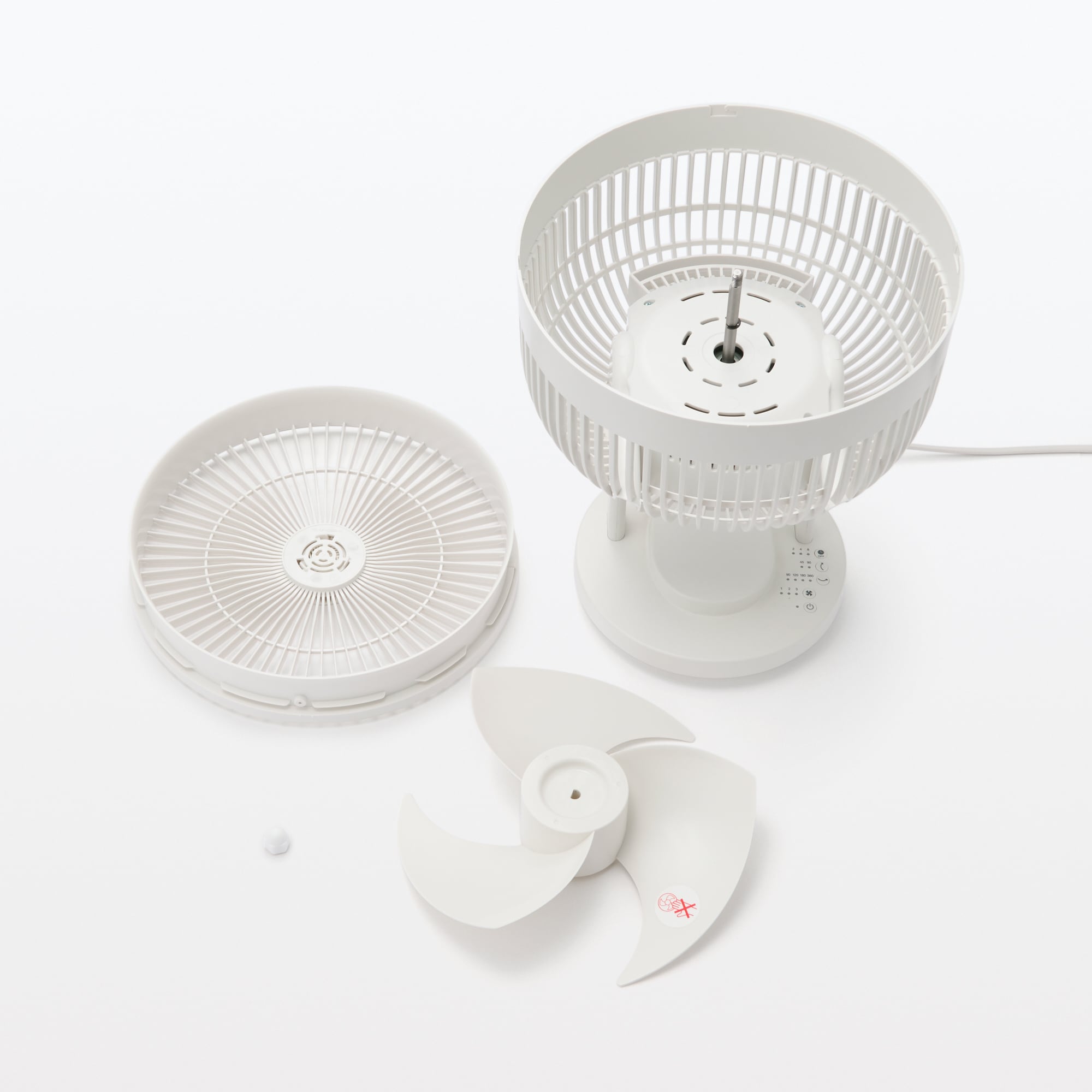 お手入れがしやすい首振りサーキュレーター　１８畳