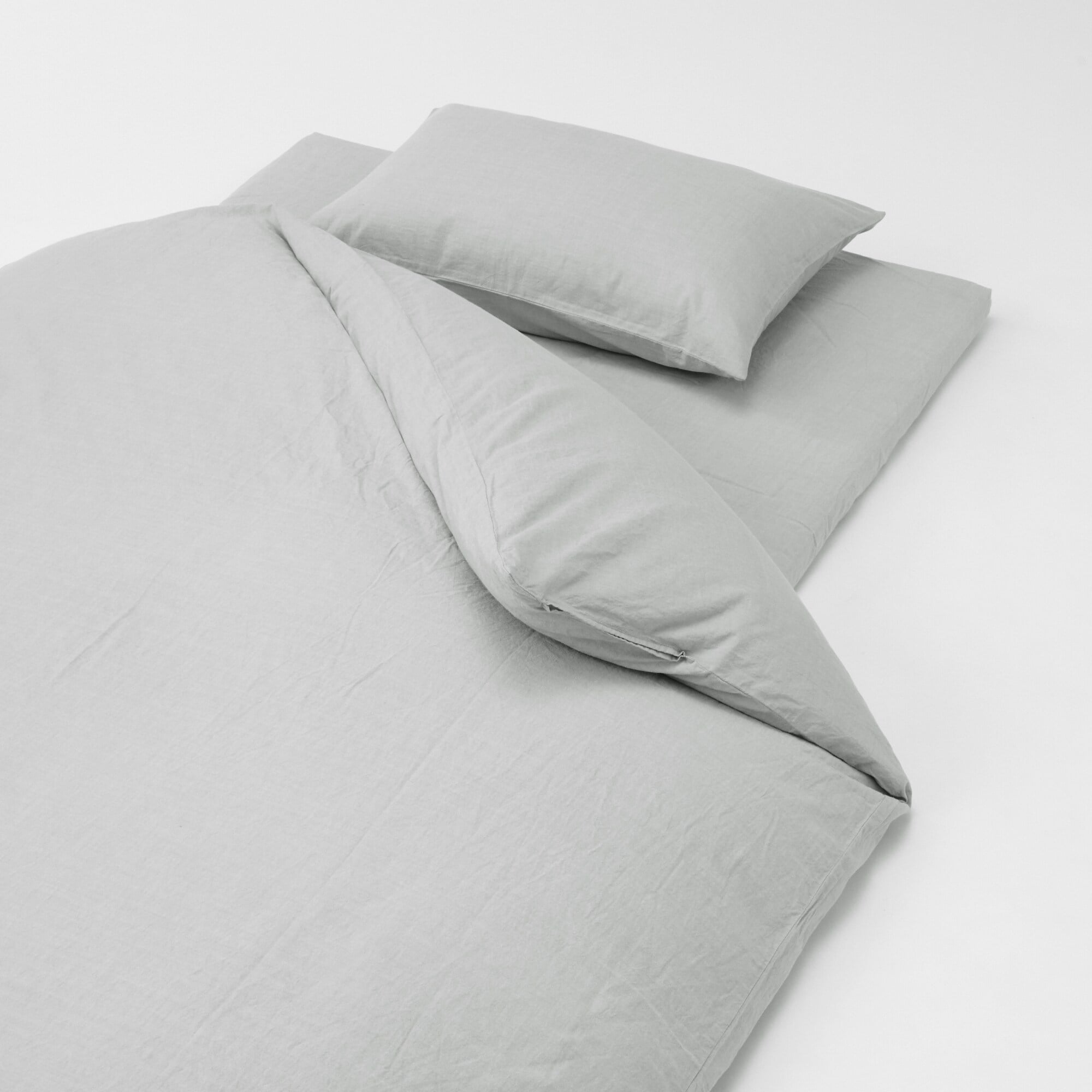 洗いざらし敷ふとんシーツ・SD 兼浅型ボックスシーツ | 無印良品