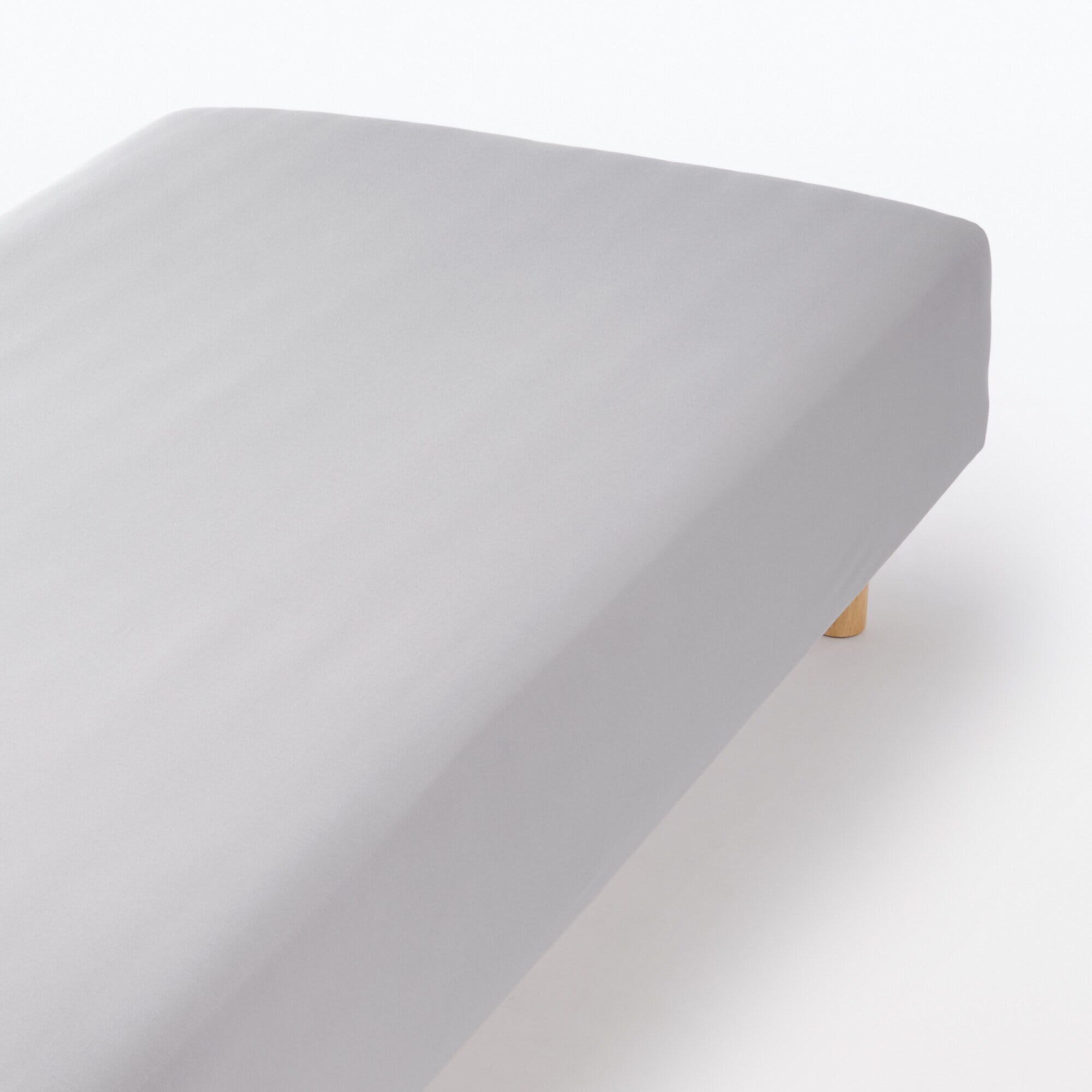 綿混　フィットする　ボックスシーツ・ＳＤ‐Ｄ