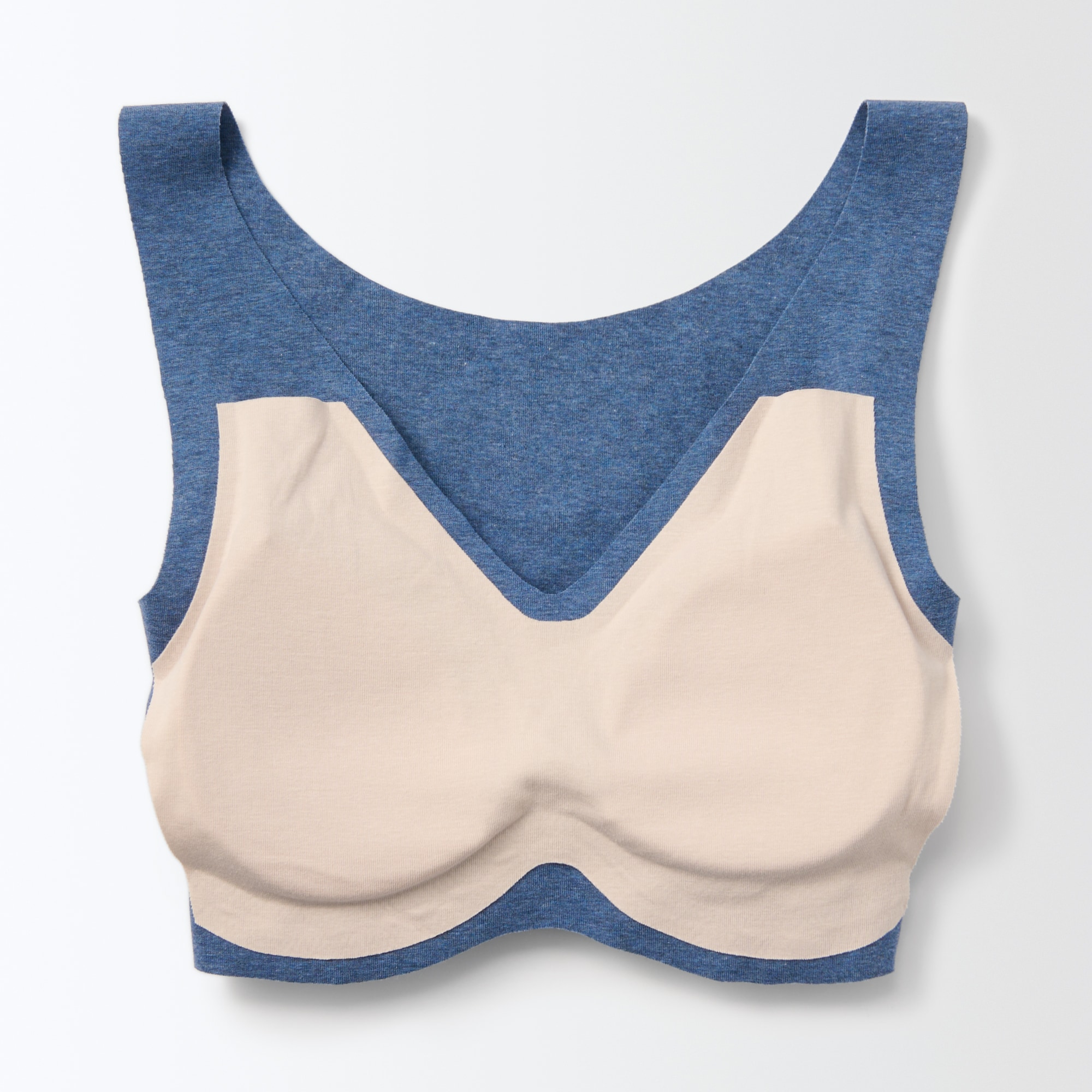 どこにも縫い目がないハーフトップブラジャー