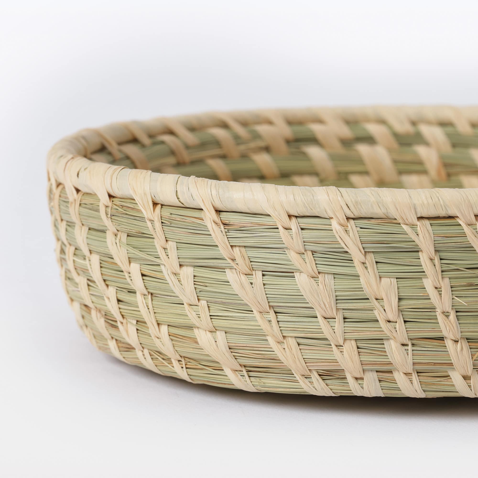 ブサカ　丸型バスケット　浅型／小