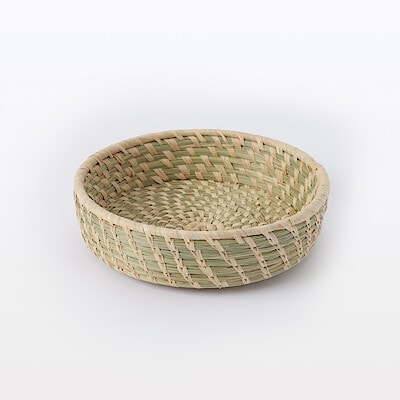 ブサカ　丸型バスケット　浅型／小