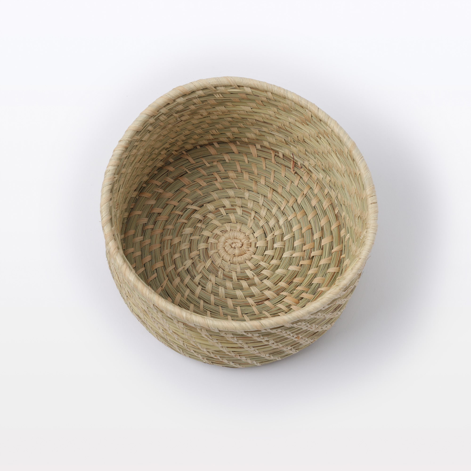 ブサカ　丸型バスケット　深型