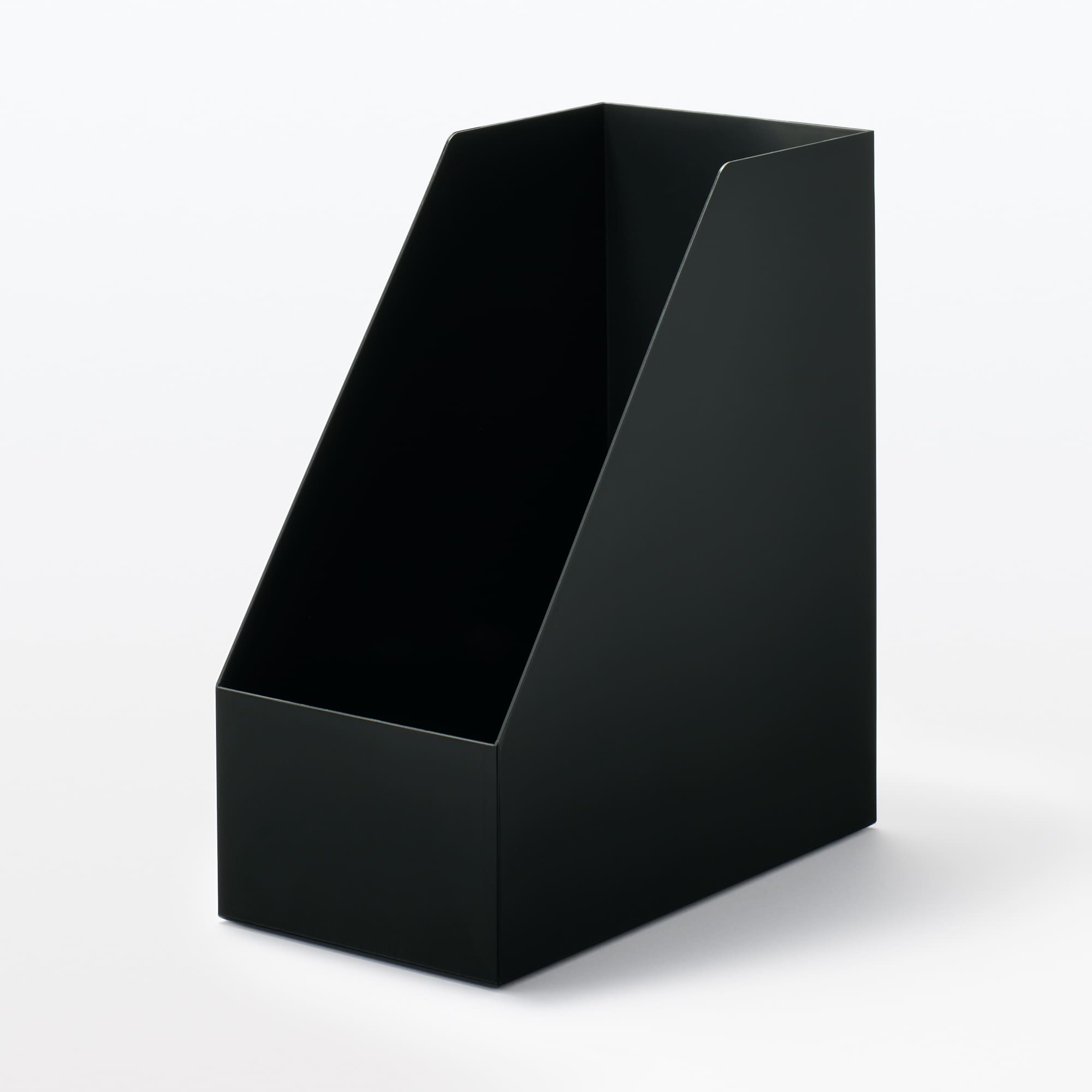 ポリプロピレンスタンドファイルボックス・ワイド・Ａ４用・ダークグレー