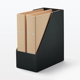 ポリプロピレンスタンドファイルボックス・ワイド・Ａ４用・ダークグレー