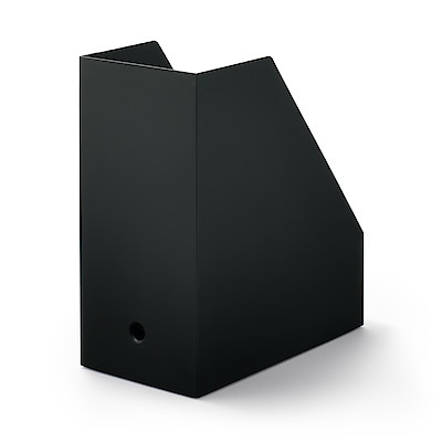 【幅１５ｃｍ】ポリプロピレンスタンドファイルボックス・ワイド・Ａ４用・ダークグレー