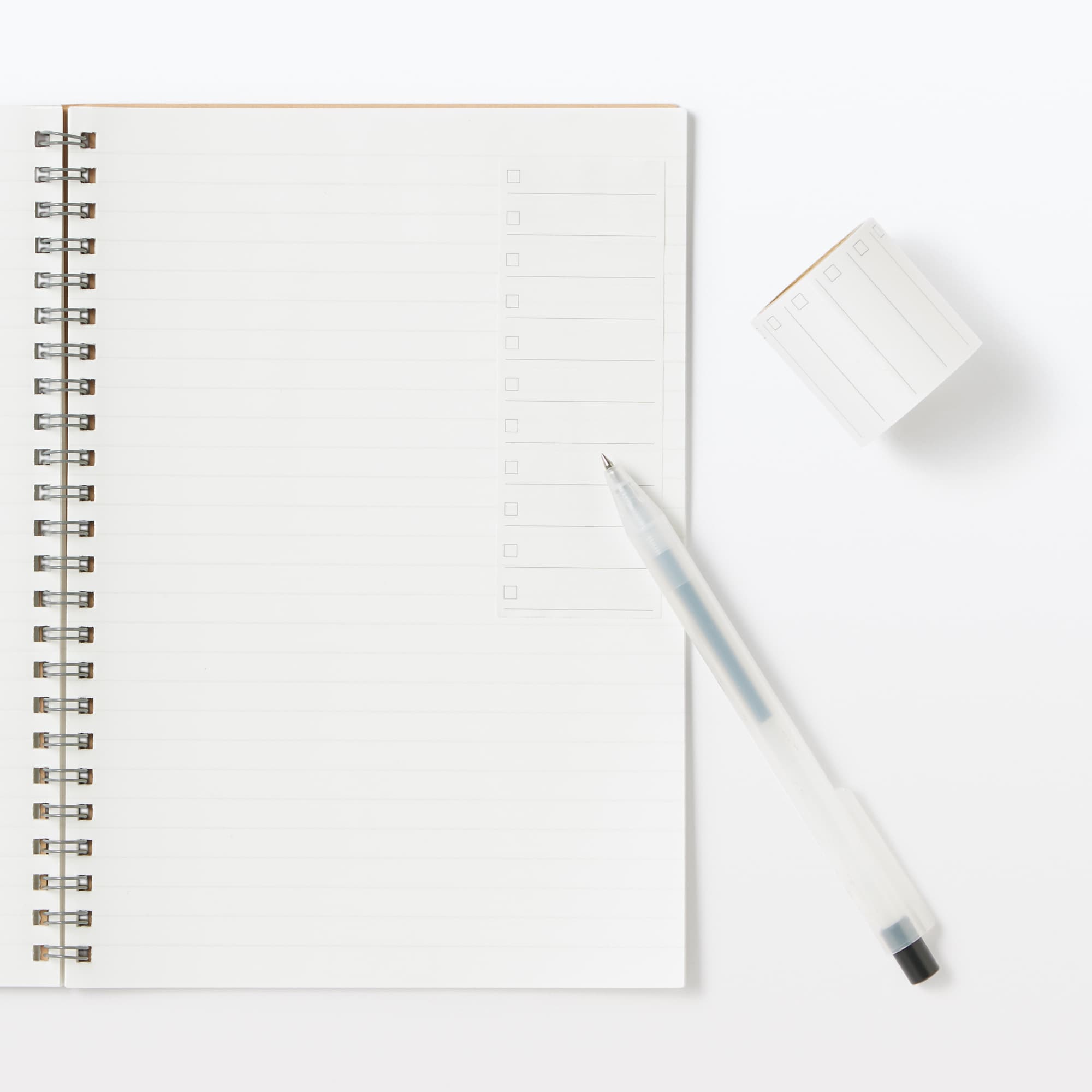 ミシン目入りロール付箋紙