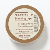 ミシン目入りマスキングテープ