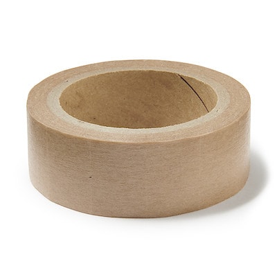 ミシン目入りマスキングテープ　クラフト　約幅１５ｍｍ×長さ７ｍ