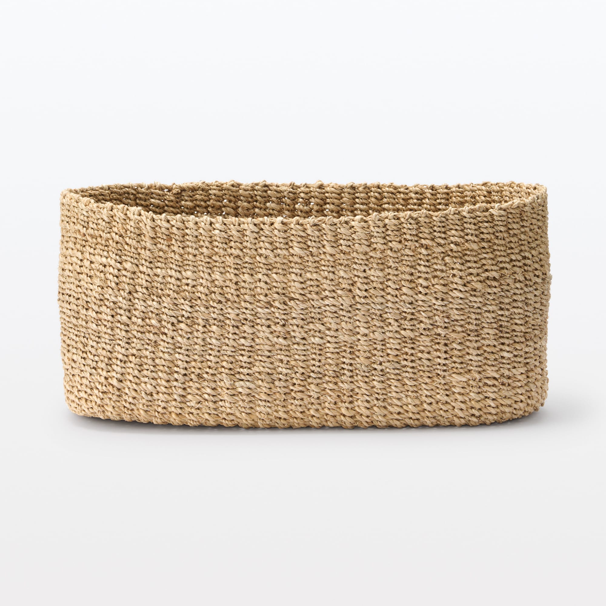 アバカ　オーバルバスケット　スリム小