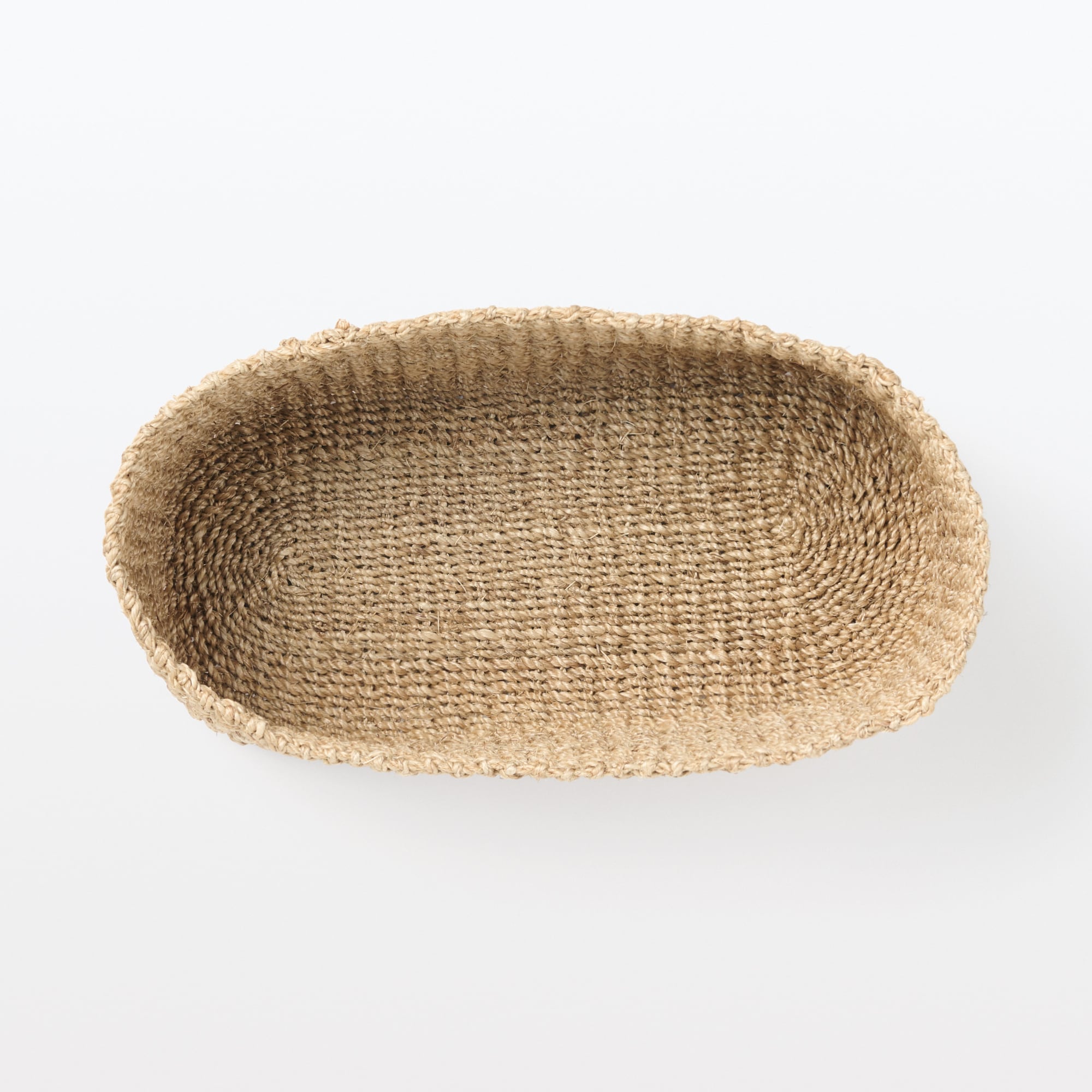 アバカ　オーバルバスケット　スリム小