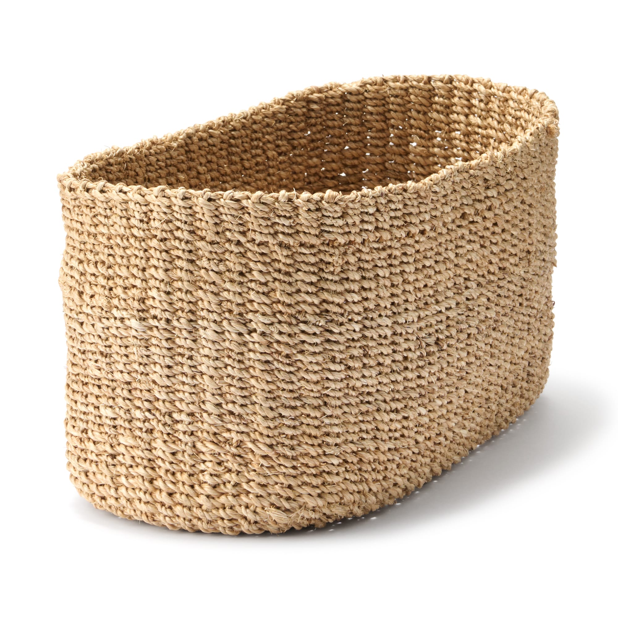 アバカ　オーバルバスケット　スリム小