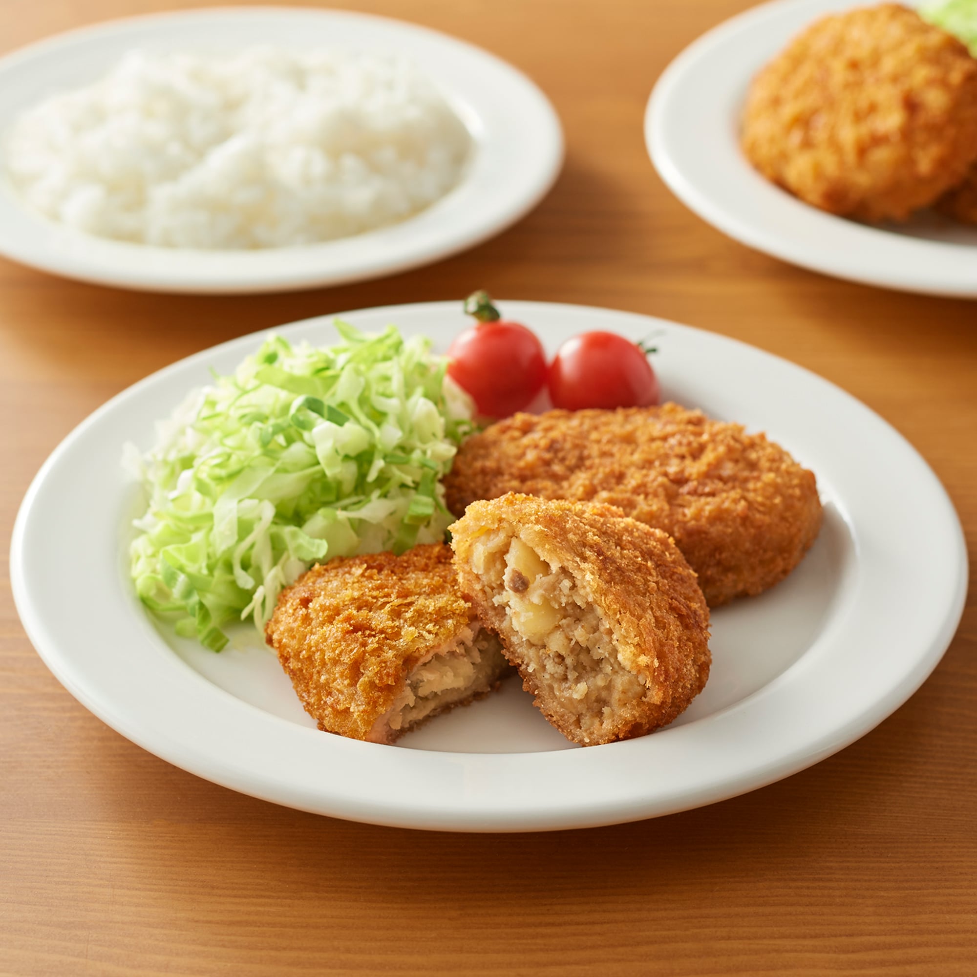 北海道産男爵いもと牛肉のコロッケ