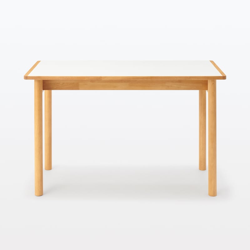 木製テーブル 120×55cm メラミン天板 | 無印良品