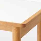 木製テーブル　１２０×５５ｃｍ　メラミン天板