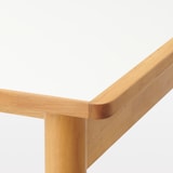 木製テーブル　１４０×８０ｃｍ　メラミン天板