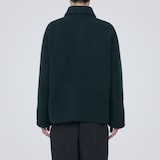 再生ウール混ボアコート