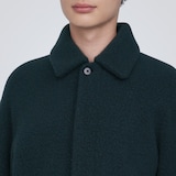 再生ウール混ボアコート