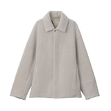 再生ウール混ボアコート