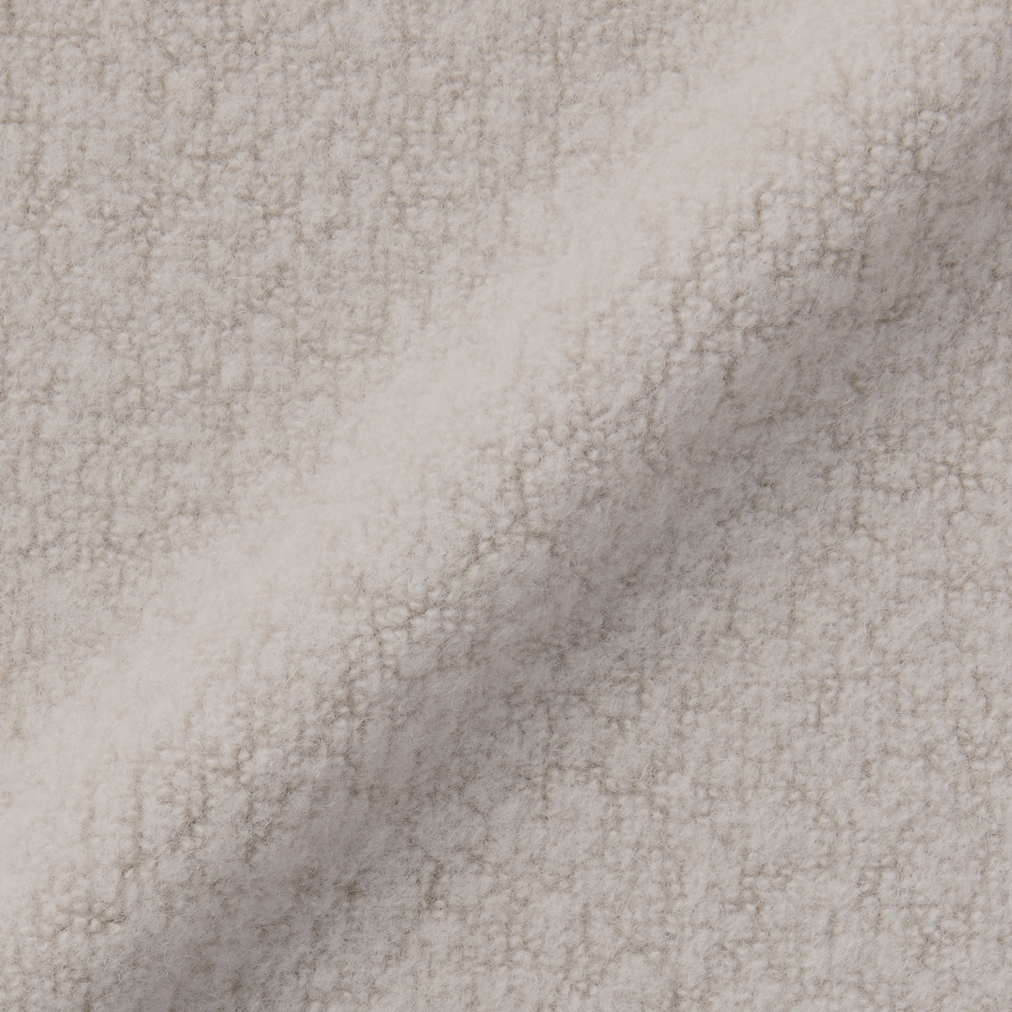 再生ウール混ボアコート