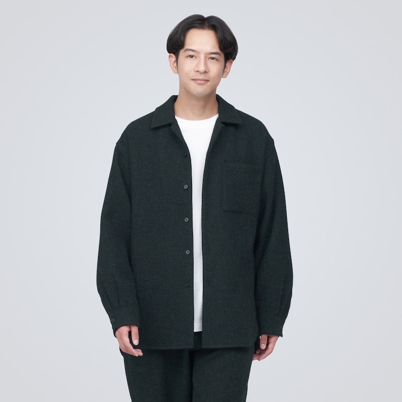 再生ウール混二重織りジャケット | 無印良品