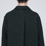 再生ウール混二重織りジャケット