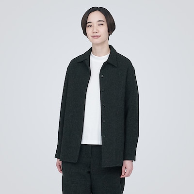 再生ウール混二重織りジャケット（婦人）