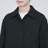 再生ウール混二重織りジャケット