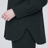 再生ウール混二重織りジャケット