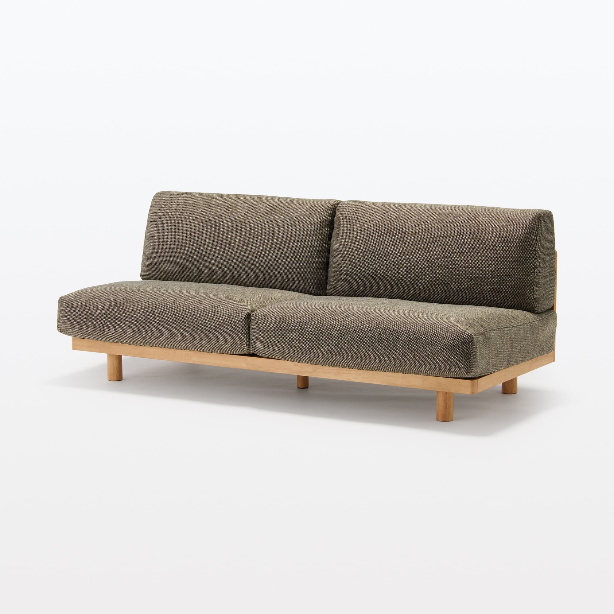 パーツ】ゆったり座れるアームレスソファ 3シーター用カバー