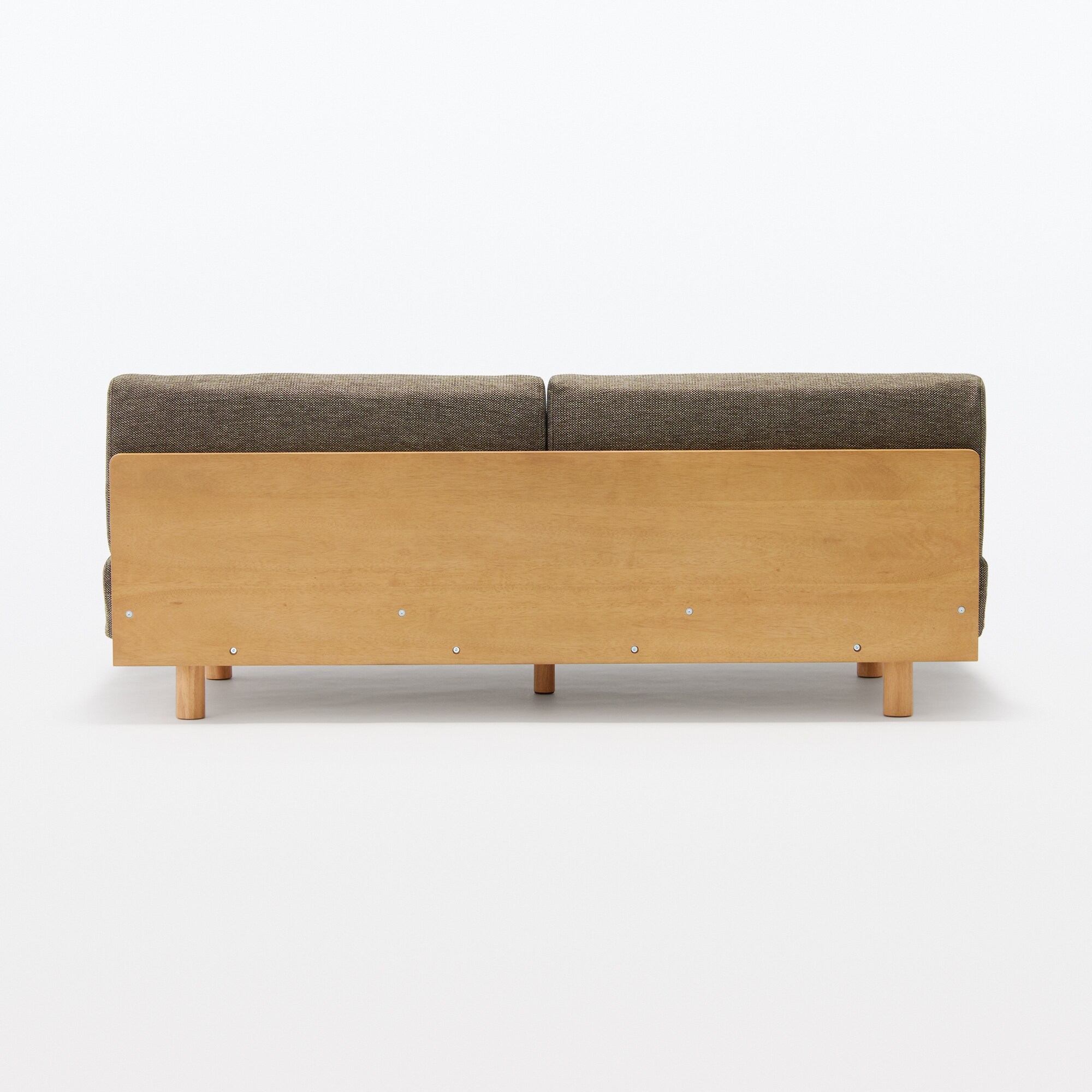 【パーツ】ゆったり座れるアームレスソファ　３シーター用カバー　ポリエステル平織