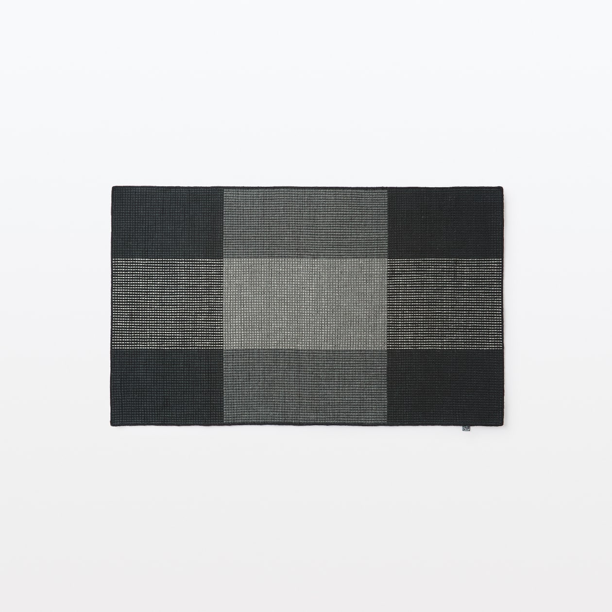 ［ＩＤＥＥ］ＬＩＮＩＥ　ＤＥＳＩＧＮ　ＢＯＬＯＧＮＡ　９０×１５０ｃｍ　ブラック