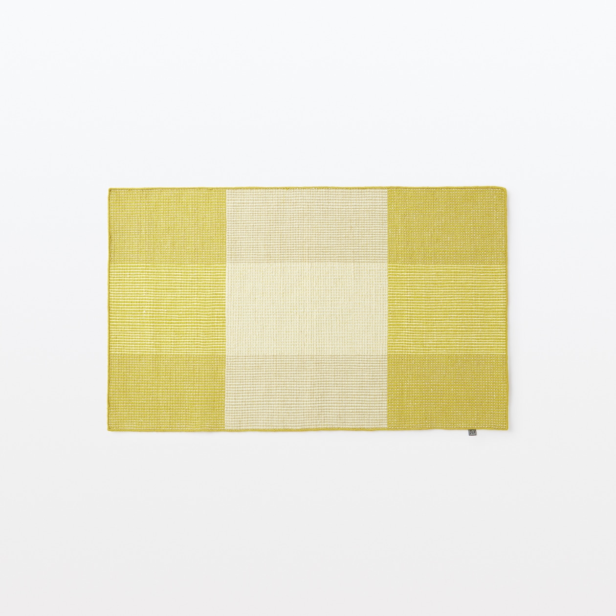 ［ＩＤＥＥ］ＬＩＮＩＥ　ＤＥＳＩＧＮ　ＢＯＬＯＧＮＡ　９０×１５０ｃｍ　ライム