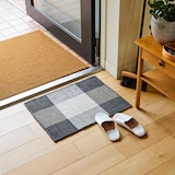 ［ＩＤＥＥ］ＬＩＮＩＥ　ＤＥＳＩＧＮ　ＢＯＬＯＧＮＡ　４５×６０ｃｍ　グレー