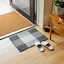 ［ＩＤＥＥ］ＬＩＮＩＥ　ＤＥＳＩＧＮ　ＢＯＬＯＧＮＡ　４５×６０ｃｍ　グレー