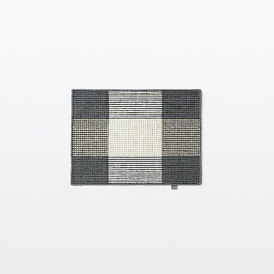 ラグ　ＬＩＮＩＥ　ＤＥＳＩＧＮ　ＢＯＬＯＧＮＡ　４５×６０ｃｍ