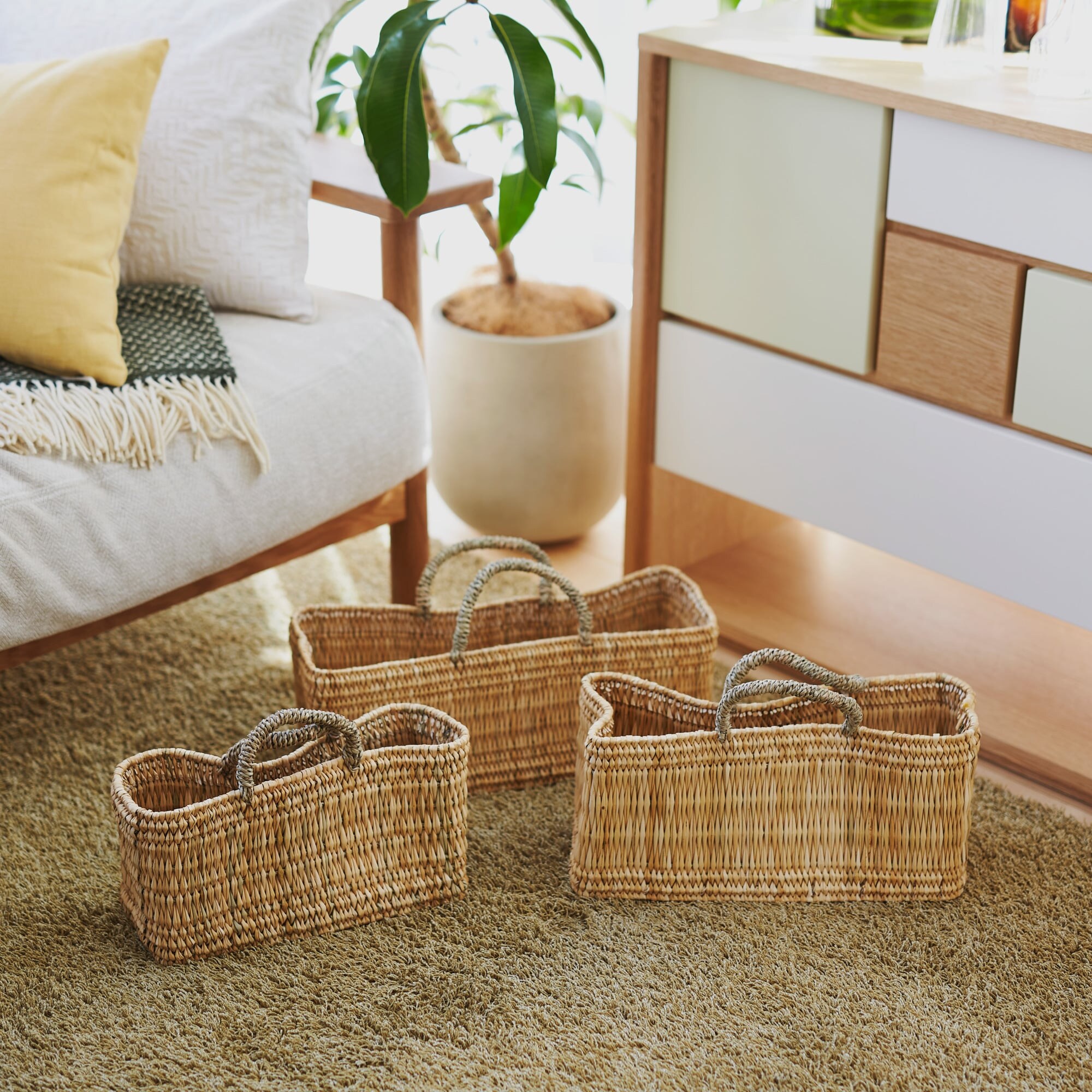 ［ＩＤＥＥ］ＳＴＲＡＷバスケット　Ｍ