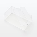 アクリルティシューボックス／ソフトパックティシュー用