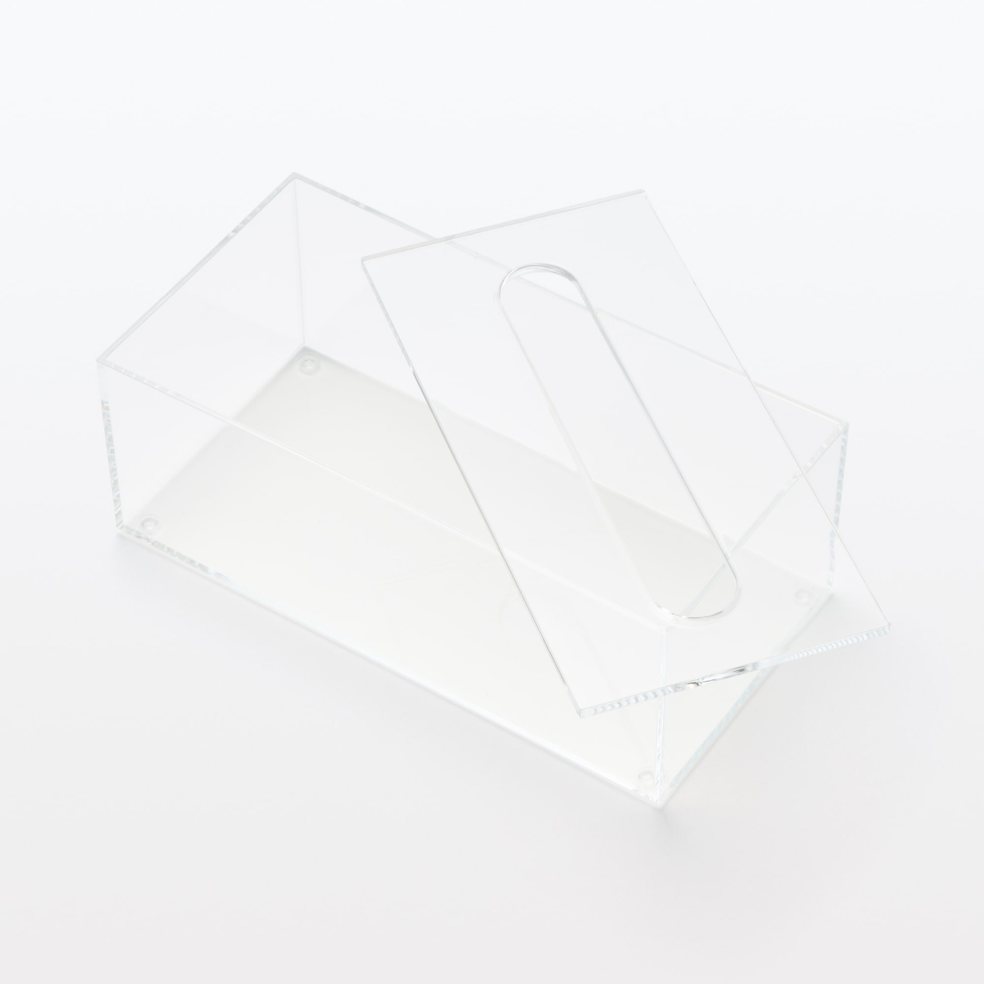 アクリルティシューボックス／箱ティシュー用