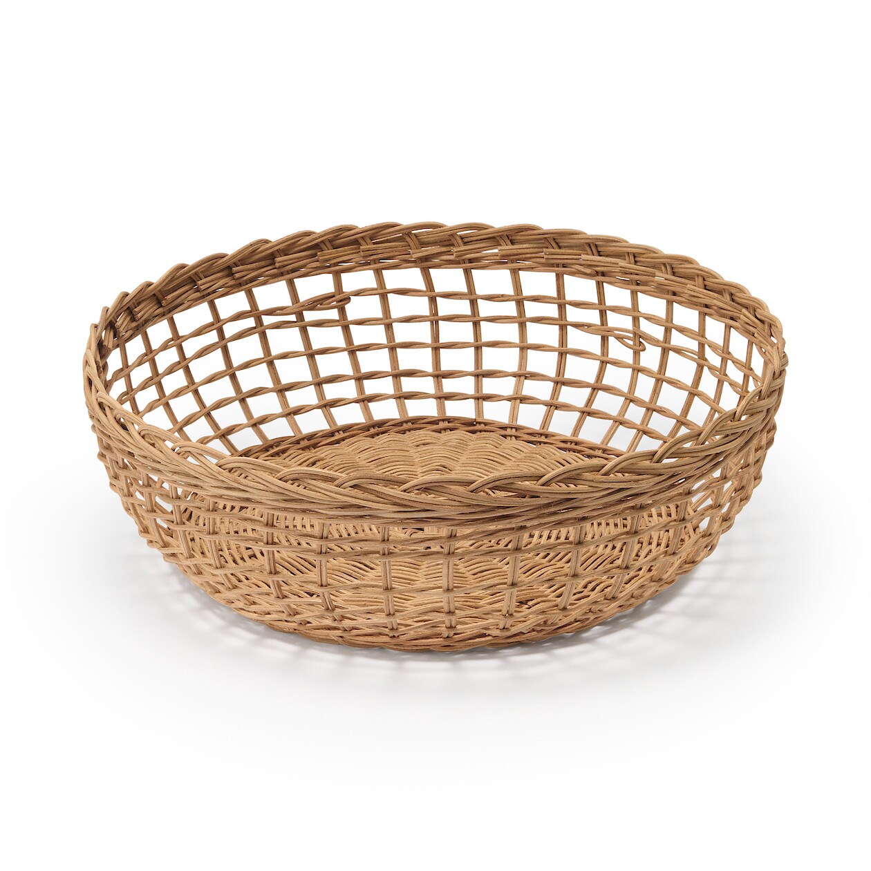 ラタン バスケット 格子編み 大 無印良品