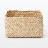 シーグラス　網代編み　整理かご　長方形　小