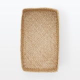 シーグラス　網代編み　整理かご　長方形　大