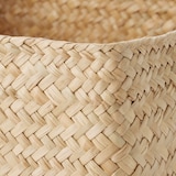 シーグラス　網代編み　整理かご　正方形