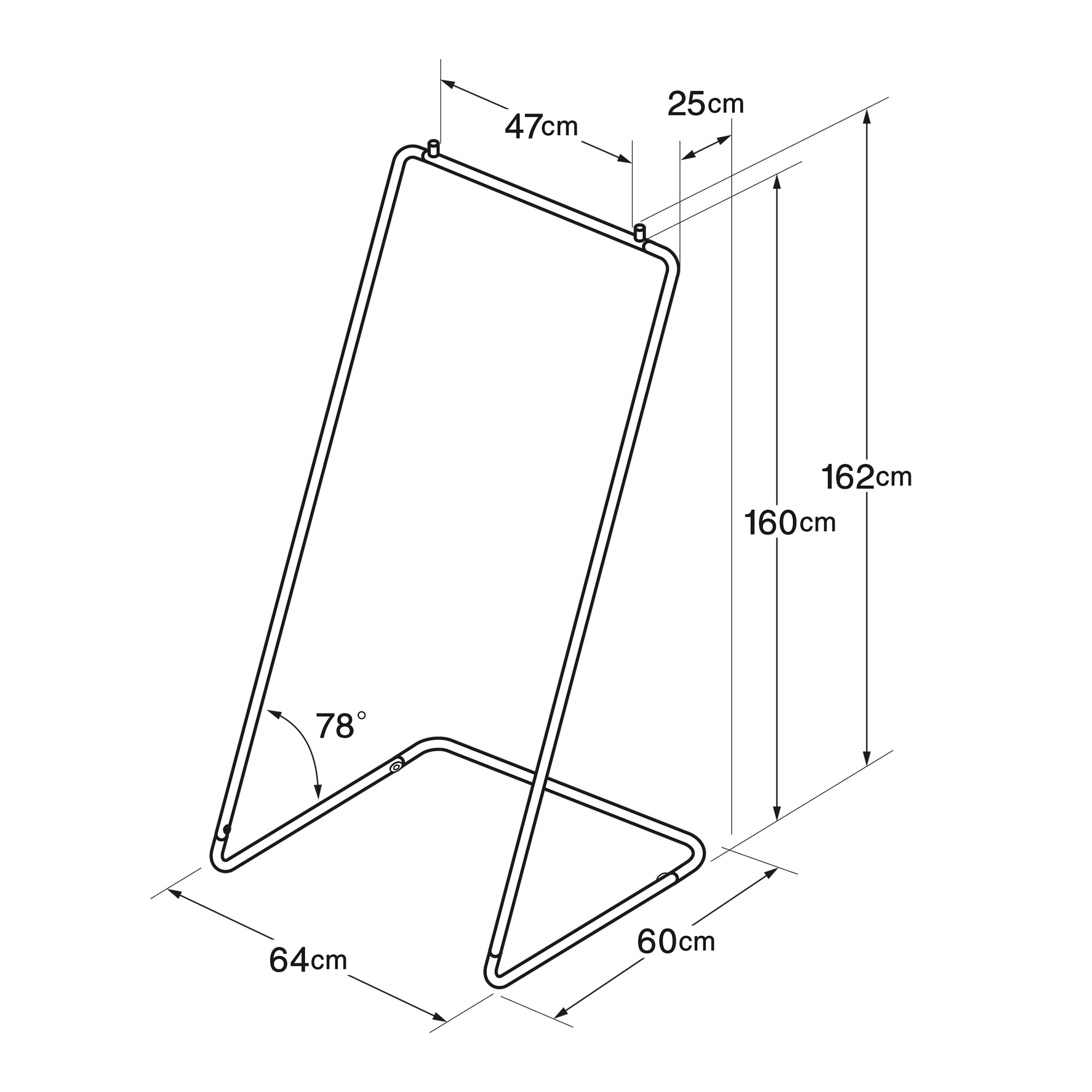 スチールパイプコートハンガー