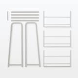 スチールパイプシューズラック