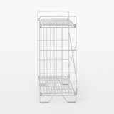 中でも外でも使えるワイヤーラック　２段