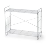 中でも外でも使えるワイヤーラック　２段