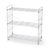 中でも外でも使えるワイヤーラック　３段