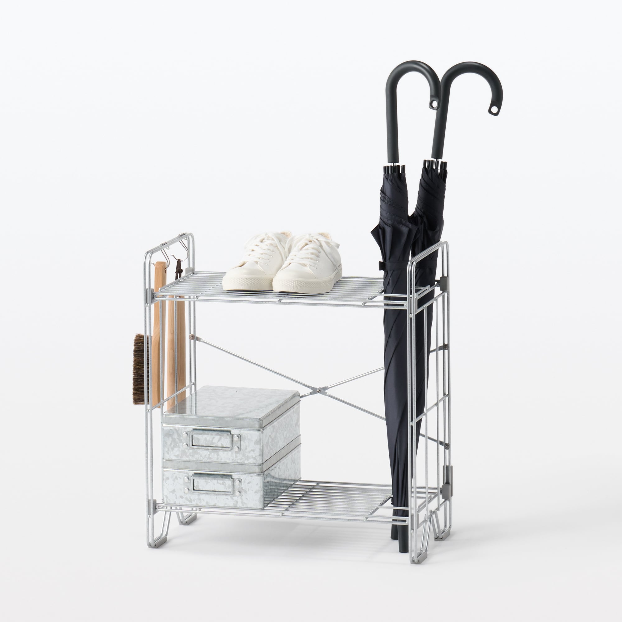 中でも外でも使えるワイヤーラック　ミニ